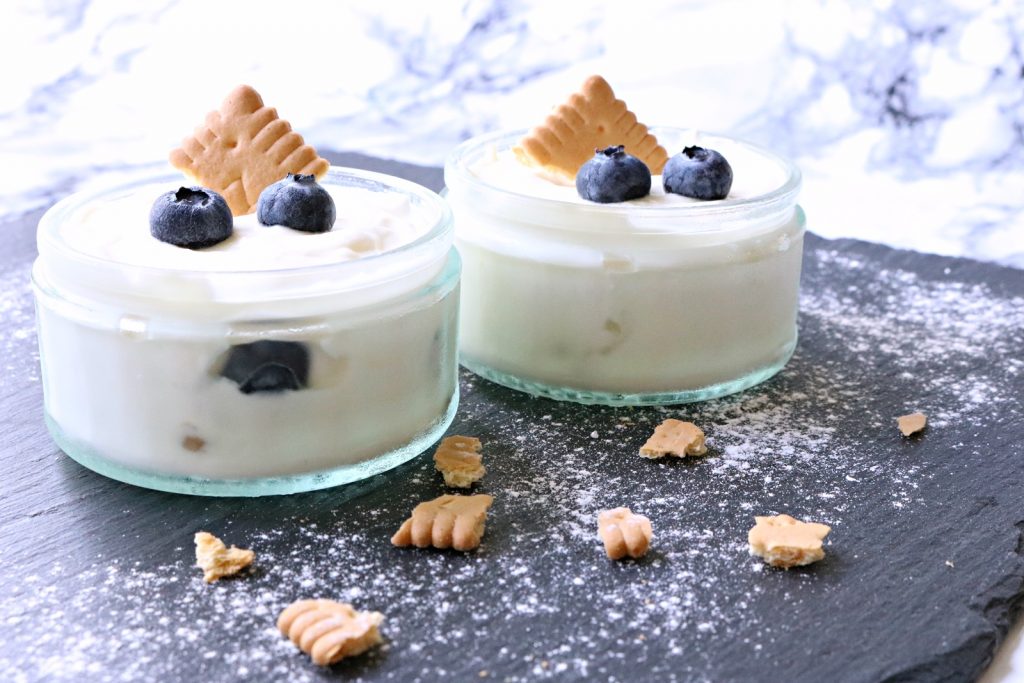 Cheesecake im Glas - schnelles Rezept - Blaubeeren Leibnitzkekse Topfencreme - leckeres Dessert - Fashionladyloves by Tamara Wagner